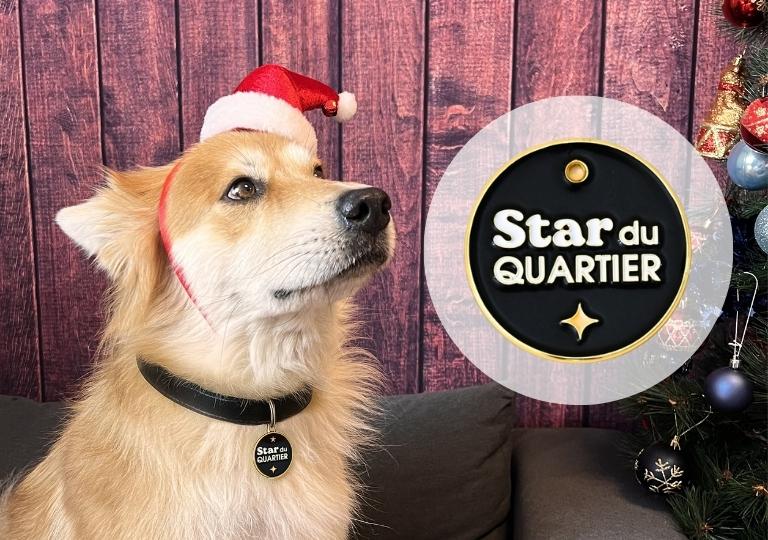 Rheia porte fierement son cadeau de noel