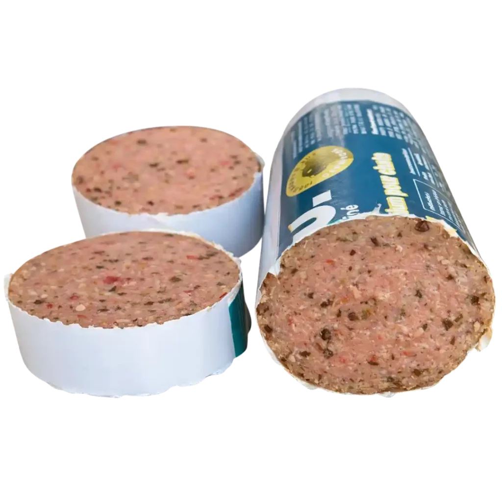 Saucisson pour chat au poulet