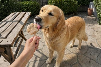 glace pour chien