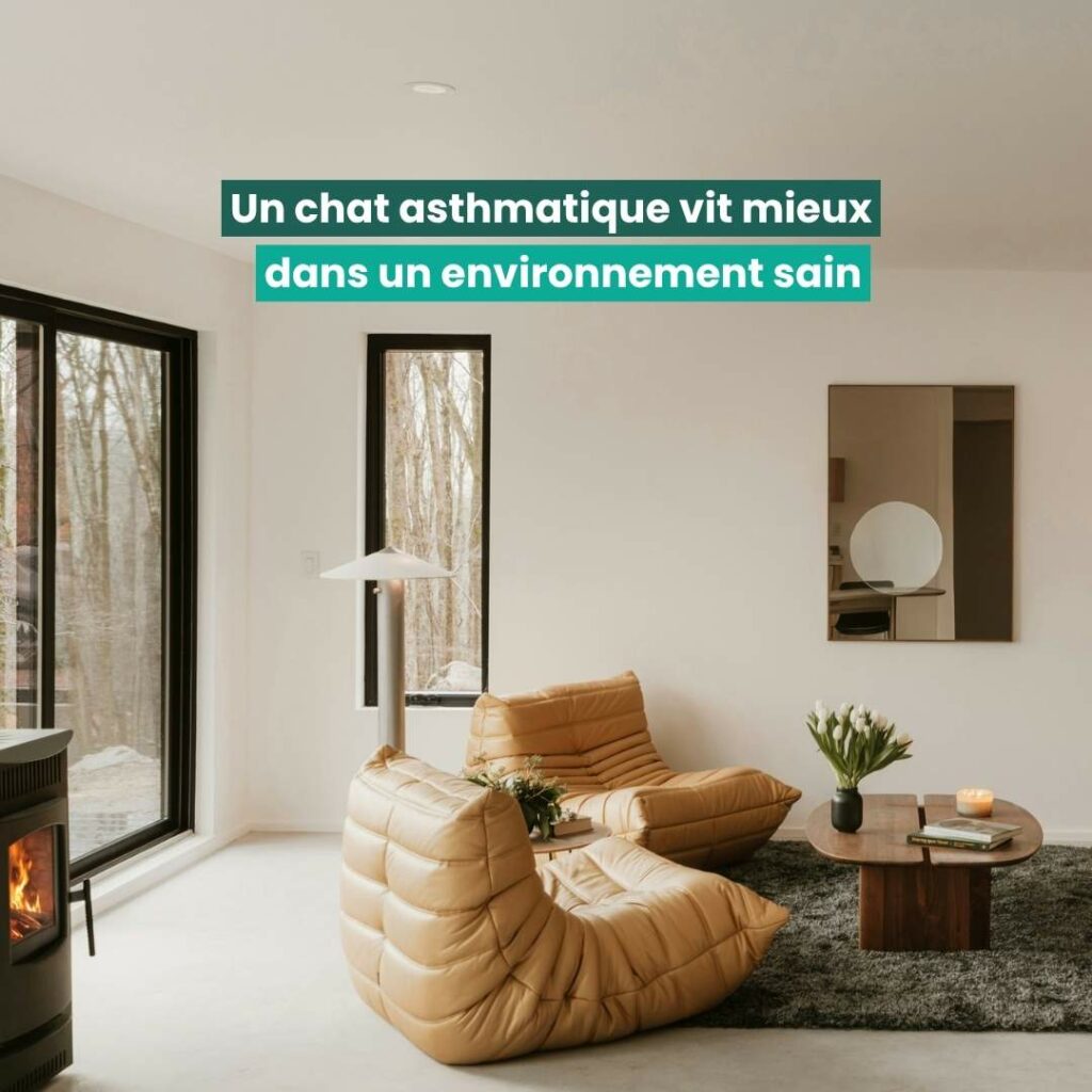 Un environnement sain adapté aux chats asthmatiques